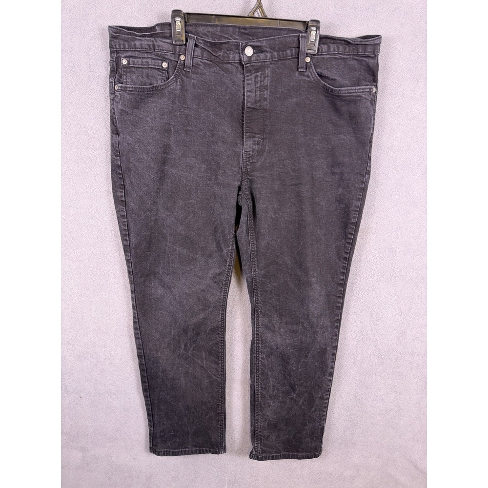 Levi's 541 Men's Athletic Taper Jeans 46x32 Black Stretch Denim Casual‎